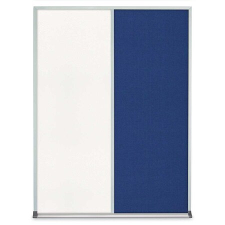 United Visual Products Single Door Radius Plus Corkboard, 36"X, UV8002PLUS-SATIN-DRKSPR UV8002PLUS-SATIN-DRKSPR